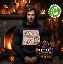 Load image into Gallery viewer, All Pink, Friends Glow In The Dark Hoodie!
