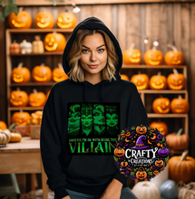 Load image into Gallery viewer, Being The Villain Glow In The Dark Hoodie!
