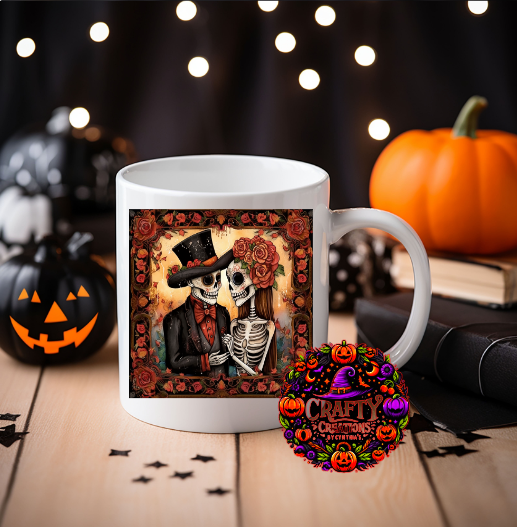 NEW Day Of The Dead Couple (2) Coffee Mug