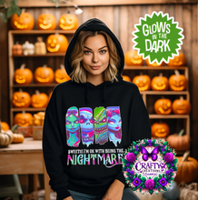 Load image into Gallery viewer, The Nightmare Glow In The Dark Hoodie!
