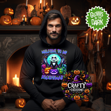 Load image into Gallery viewer, Welcome To My Nightmare Glow In The Dark Hoodie!
